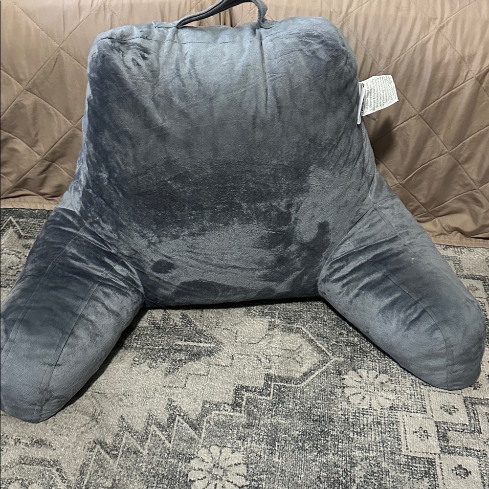 NWOT Ziraki Plush Shredded Foam Reading Relax Pillow for Bed Rest, Arm